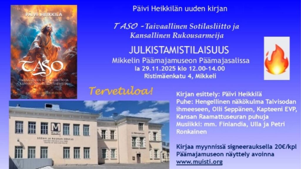 TASO kirjan julkistaminen